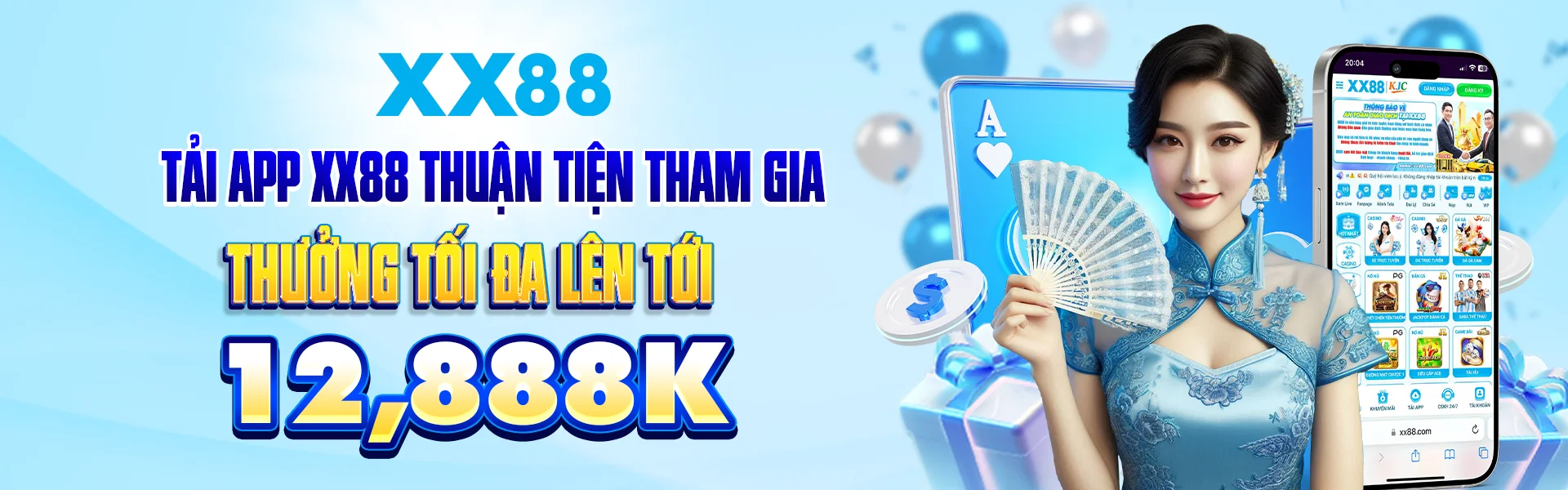 Hình ảnh hướng dẫn và hỗ trợ Xx88